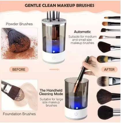 Spin&Clean™-Limpiador Eléctrico de Brochas de Maquillaje