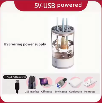 Spin&Clean™-Limpiador Eléctrico de Brochas de Maquillaje